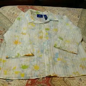 J. H. Collection women's button-down shirt